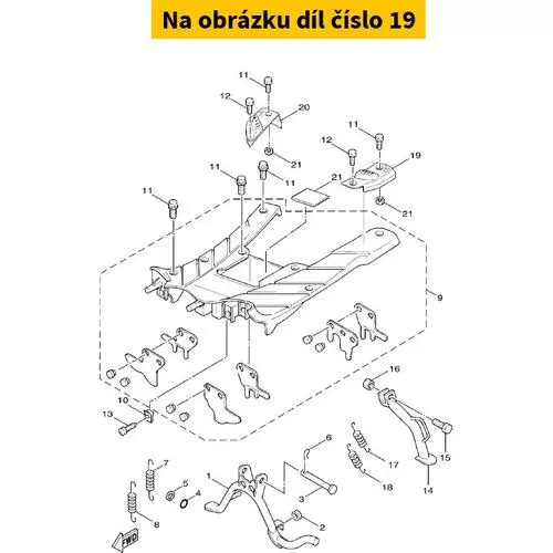 Footrest 1 5PJF74110000