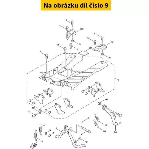 Footrest Board Ass 5PJXF7480000