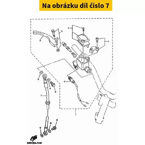 Hose, Brake 1 5RNF58720000