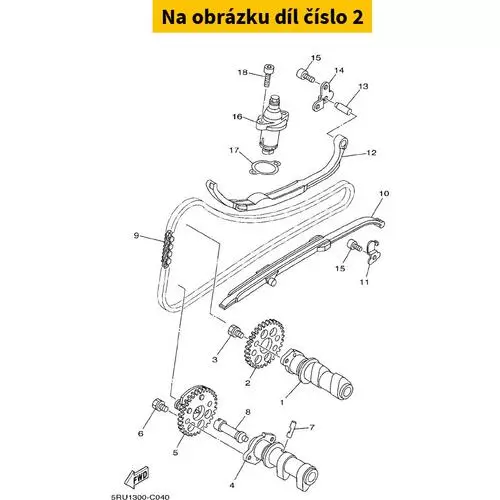 Sprocket, Cam Chain 5RU121760000