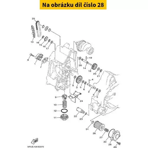 Cover, Oil Element 5RU134470000