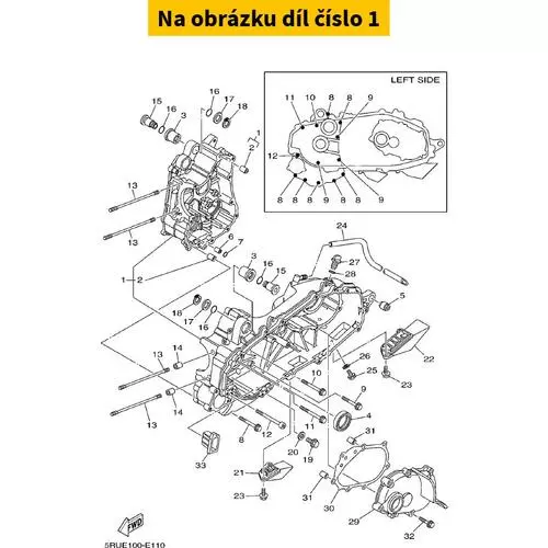 Crankcase Assy 5RU151000600