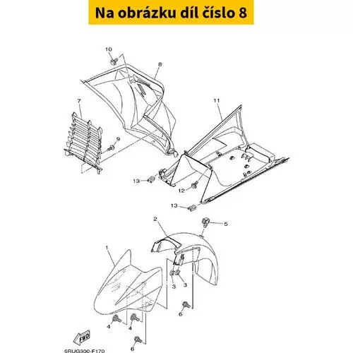 Duct, Air 5RU215570000