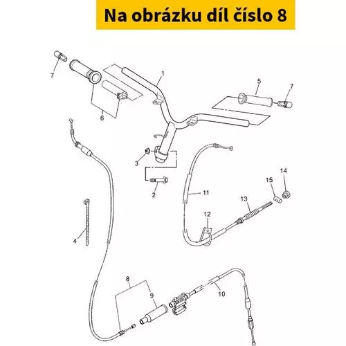 Cable, Throttle 1 5RWF63110000