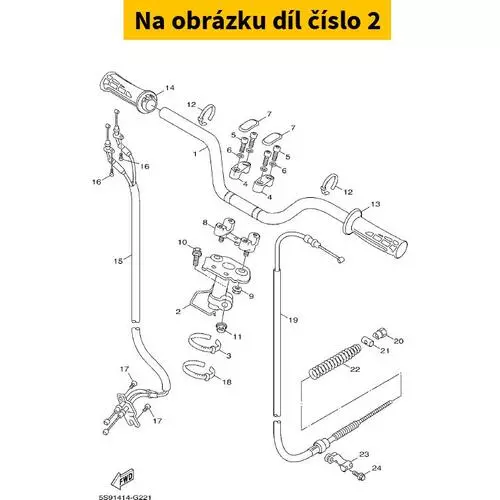 Bracket, Handle 5S9F34610200