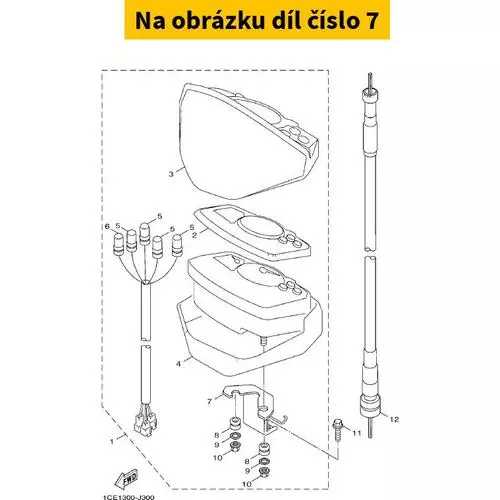 Bracket, Meter 5S9H35190000