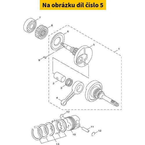 Yamaha Crank 2 5STE14221000