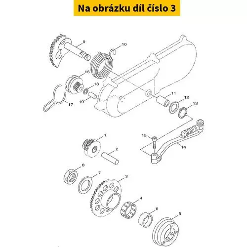 Wheel, Starter 5STE55242200