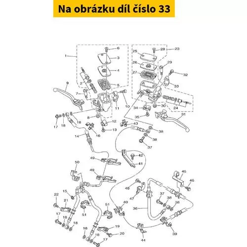 Bracket, Master Cylinder 5VS258670000