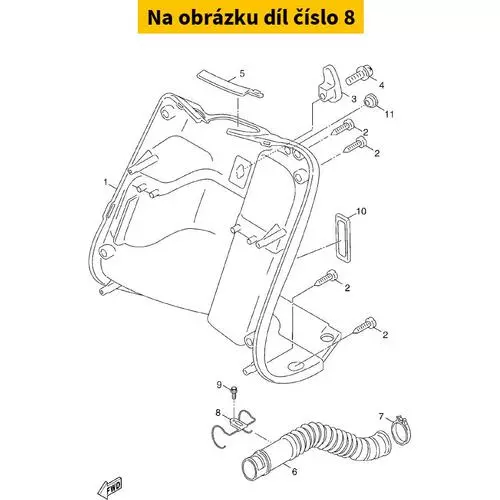 Holder, Cable 5WGF11610000