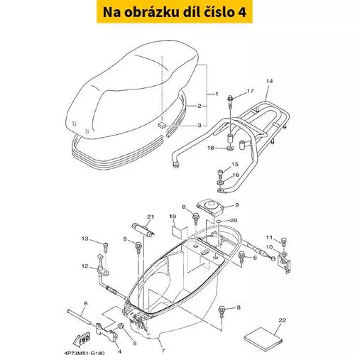 Hinge, Seat 5WGF47260000