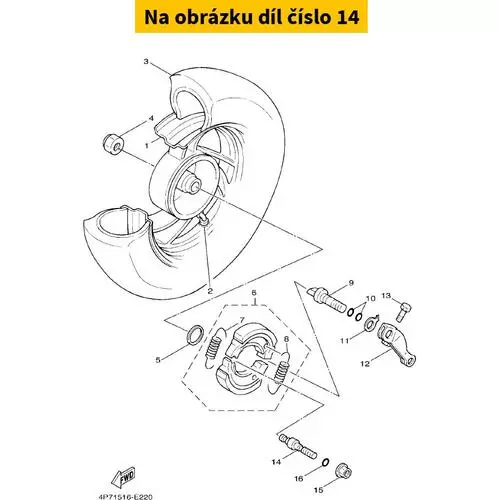 Pin, Pivot 5WGF53260000