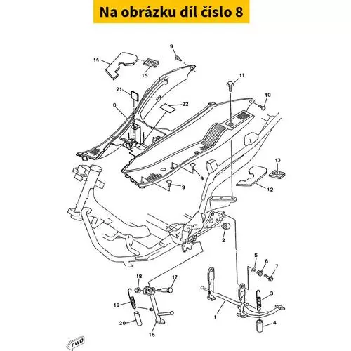 Board, Footrest 5XLF74810000