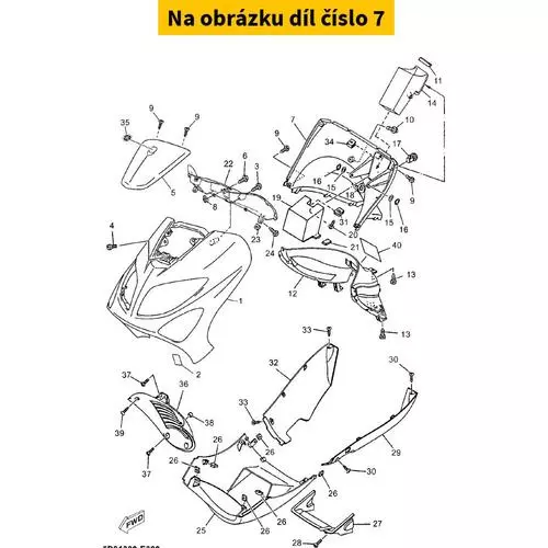 Body, Cowling 5XLF831A0000