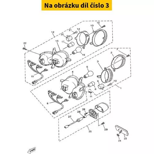 Lens, Flasher 5XLH33320000