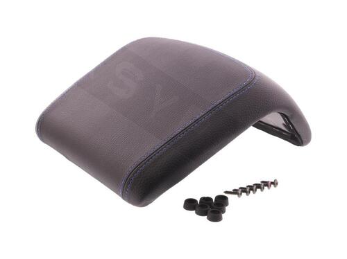 Backrest Top Case 37L Piaggio Beverly 300-350 E4 Black 70/A (Blue seam) 606650M005