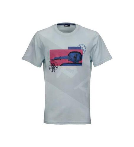 T Shirt VESPA Heritage Light Blue 607179M06APT