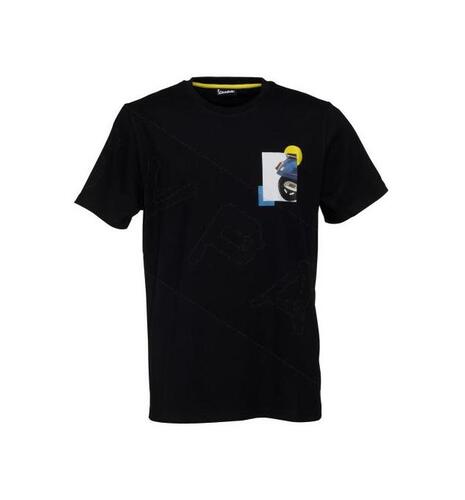 T Shirt VESPA Heritage Black 607179M06CBK