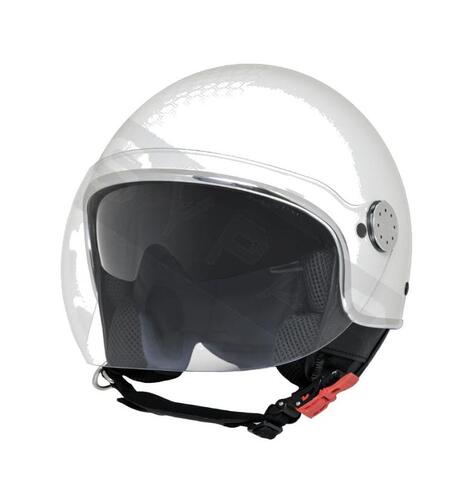 Helmet Demi Jet PIAGGIO Mirror white Luna BR 544 607592M02WH