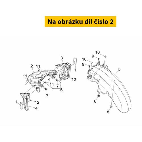 Fr Fender (WH-300P) 61100-TL1-000-QU