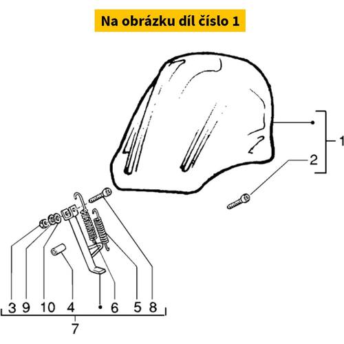 Windscreen Assy. Runner Fl M.02 620073