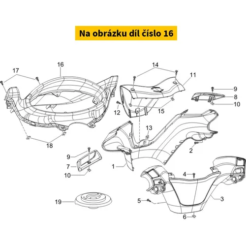 H/Bar Cover 62258500ED