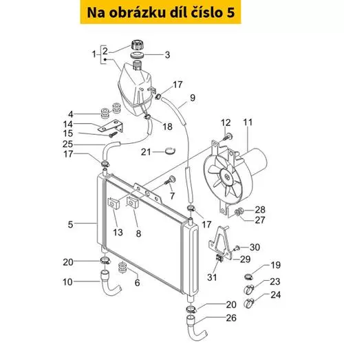 Radiator 623579