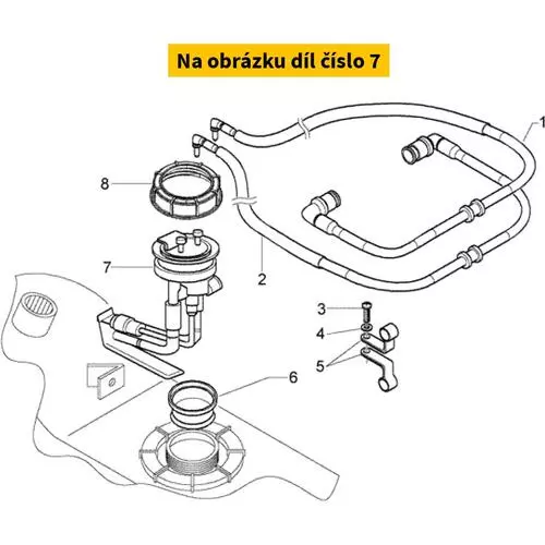 Fuel pump PIAGGIO X9 500i 4T E1-E2 '00-'07 641131