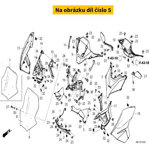 PANEL, L. INNER 64191MKVD00