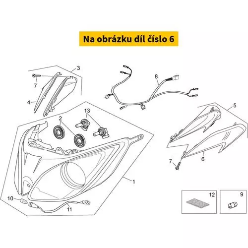 Transparent Front Left Turn Signal 642138