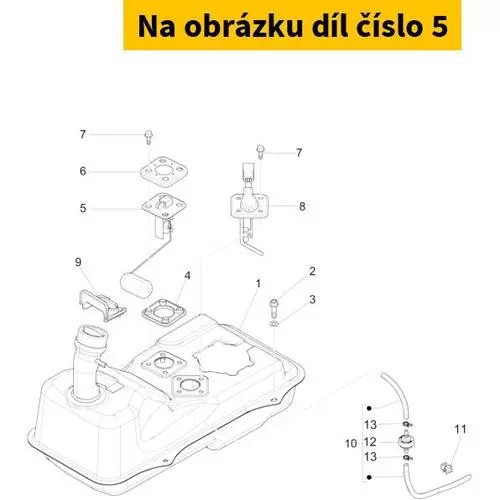 Fuel gauge unit PIAGGIO Fly 50-125 2012-2018 642887