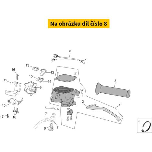 Left Handlebar  Switch Wire  Harness 642988