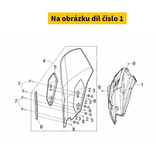 Fr. Cover Garnish 64302-TL1-000