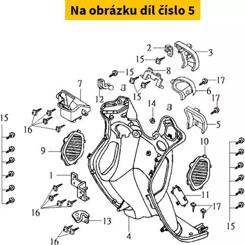 L Change Box Lid(Bk-001u 64305-H9A-000-KA