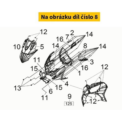 L. Fr Cover Brkt 64309-XTA-000