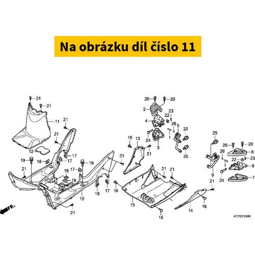 LID, MAINTENANCE *NH1 * 64311KTF980ZA