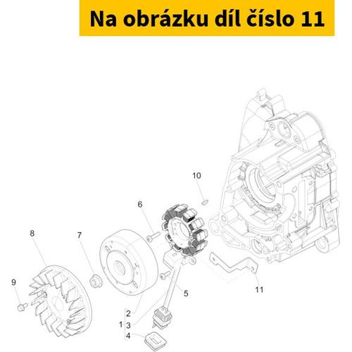 Flywheel Wire Bracket 643242