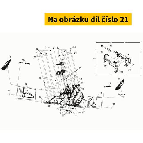 Fuel Lid Lock Stay C 64327-LM1-000