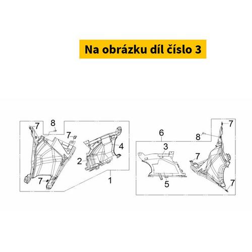 Side Maintenance Cover Sponge A 64332-TL1-000