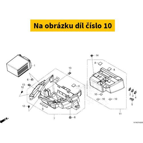 CUSHION C, BATTERY 64335K0JN00