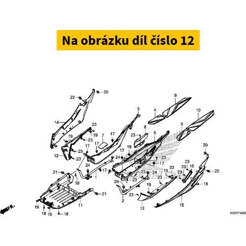 COVER, R. FR. FLOOR SIDE 64431K0BT00ZB