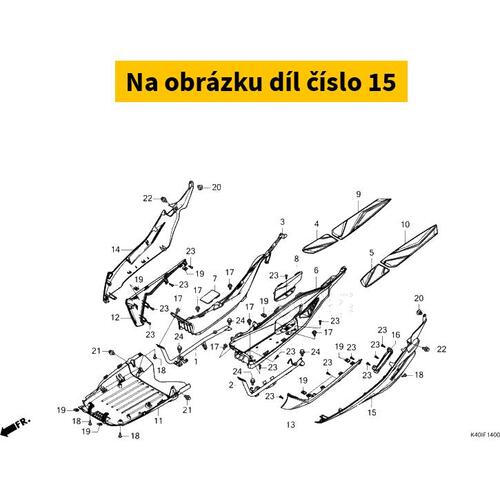 COVER, L. RR. FLOOR SIDE 64434K0BT00ZD