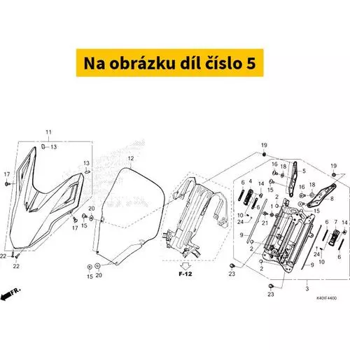 STAY, R. WINDSCREEN 64622K1BT00