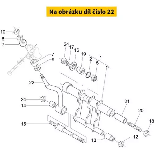 Tension Rod Assy 646775