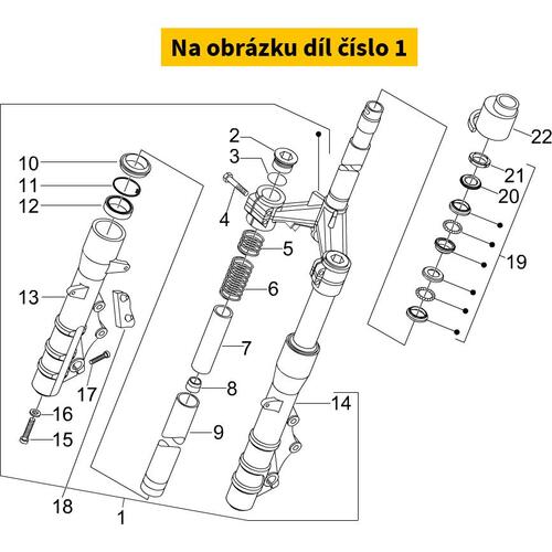 Ff Fork Assembly Nexus 250 647438