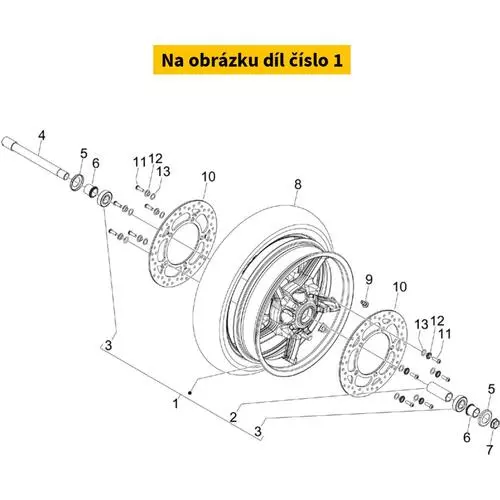 Front Wheel Complete With Bearing 649087