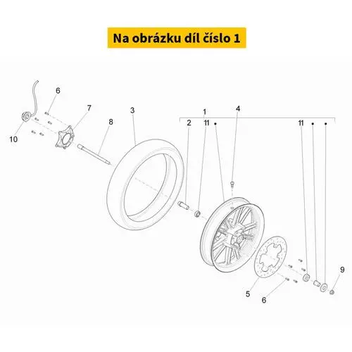 Front Wheel With Bearings 65138100B1