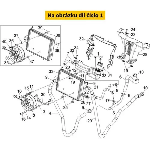 Complete Liquid Coolant Tank 652965