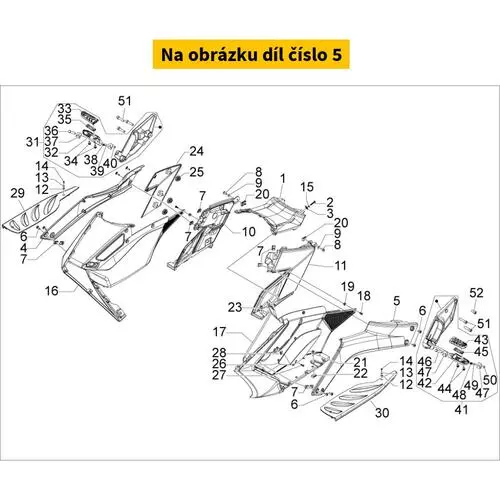 Side Left Cover 65315000H6