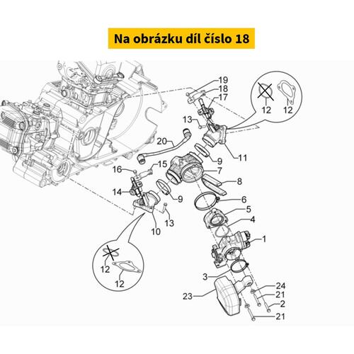 Fuel Pipe Plate 654190